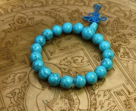 10mm Positive Outlook Howlite Wrist Mala