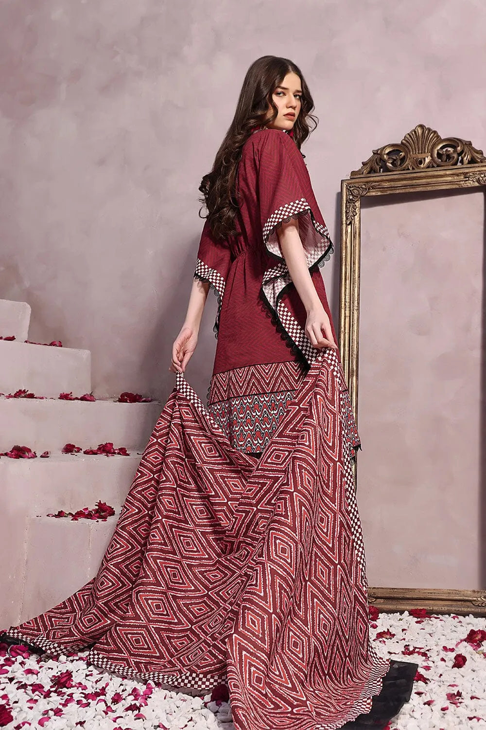3PC Unstitched Khaddar Suit KKH-2251