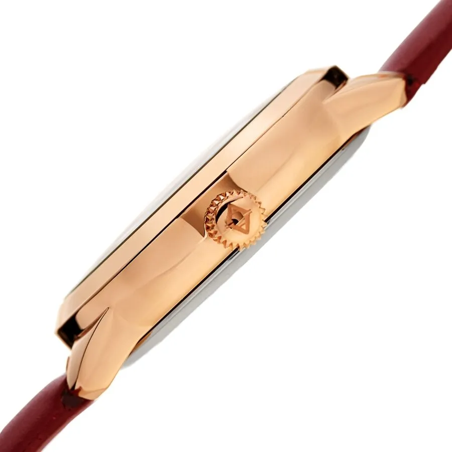 Akribos Xxiv Quartz Red Dial Ladies Watch AK1089RD