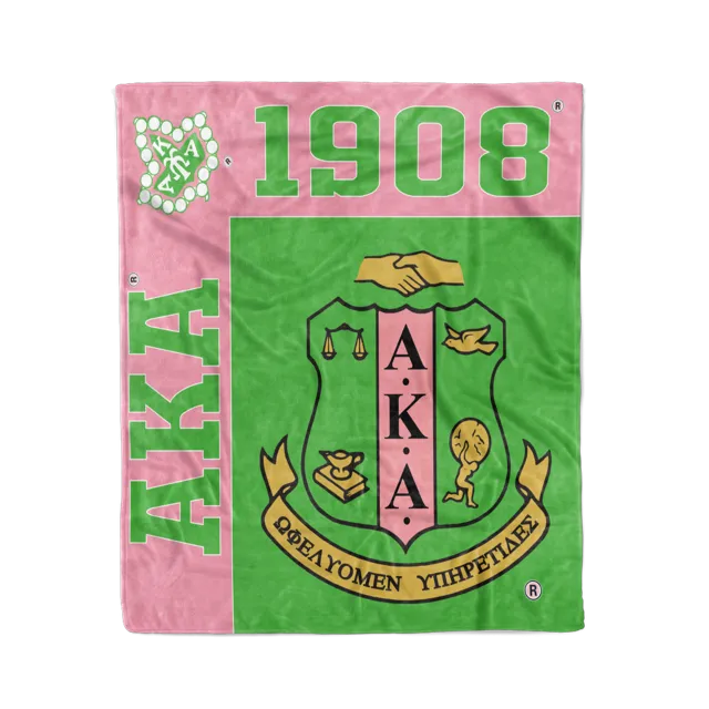 Alpha Kappa Alpha Silk Touch Blanket