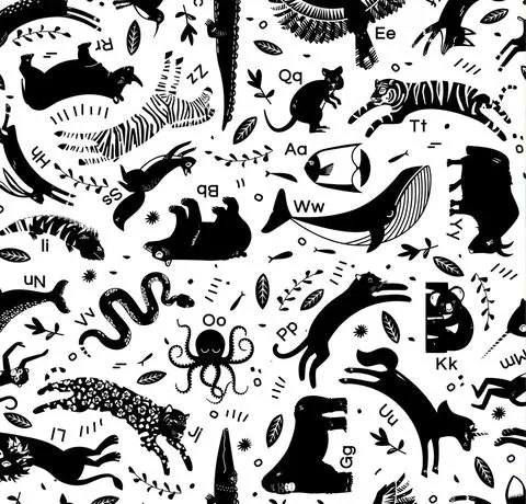 Animal Alphabet Thermal PACMAT Patch