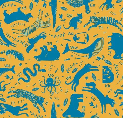 Animal Alphabet Thermal PACMAT Patch