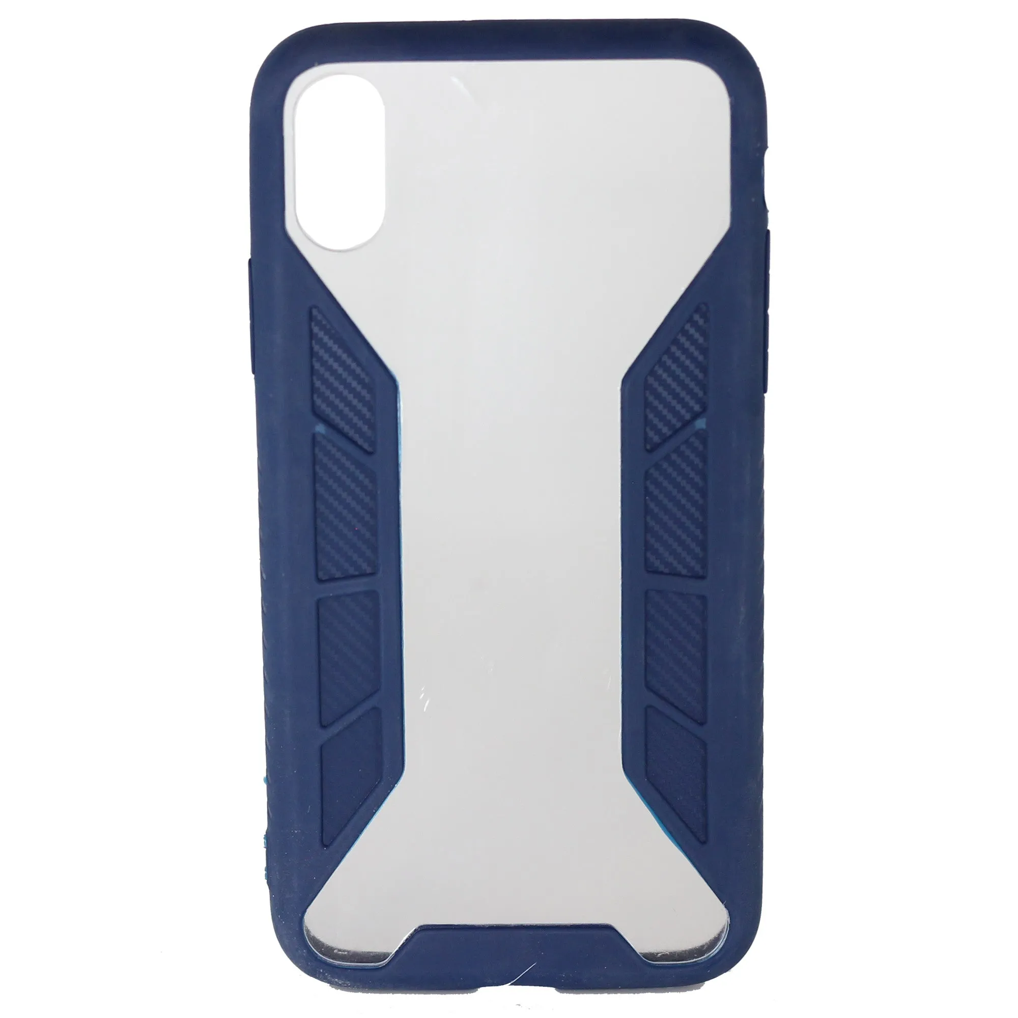 Apple iPhone X & XS Grid Case Blue