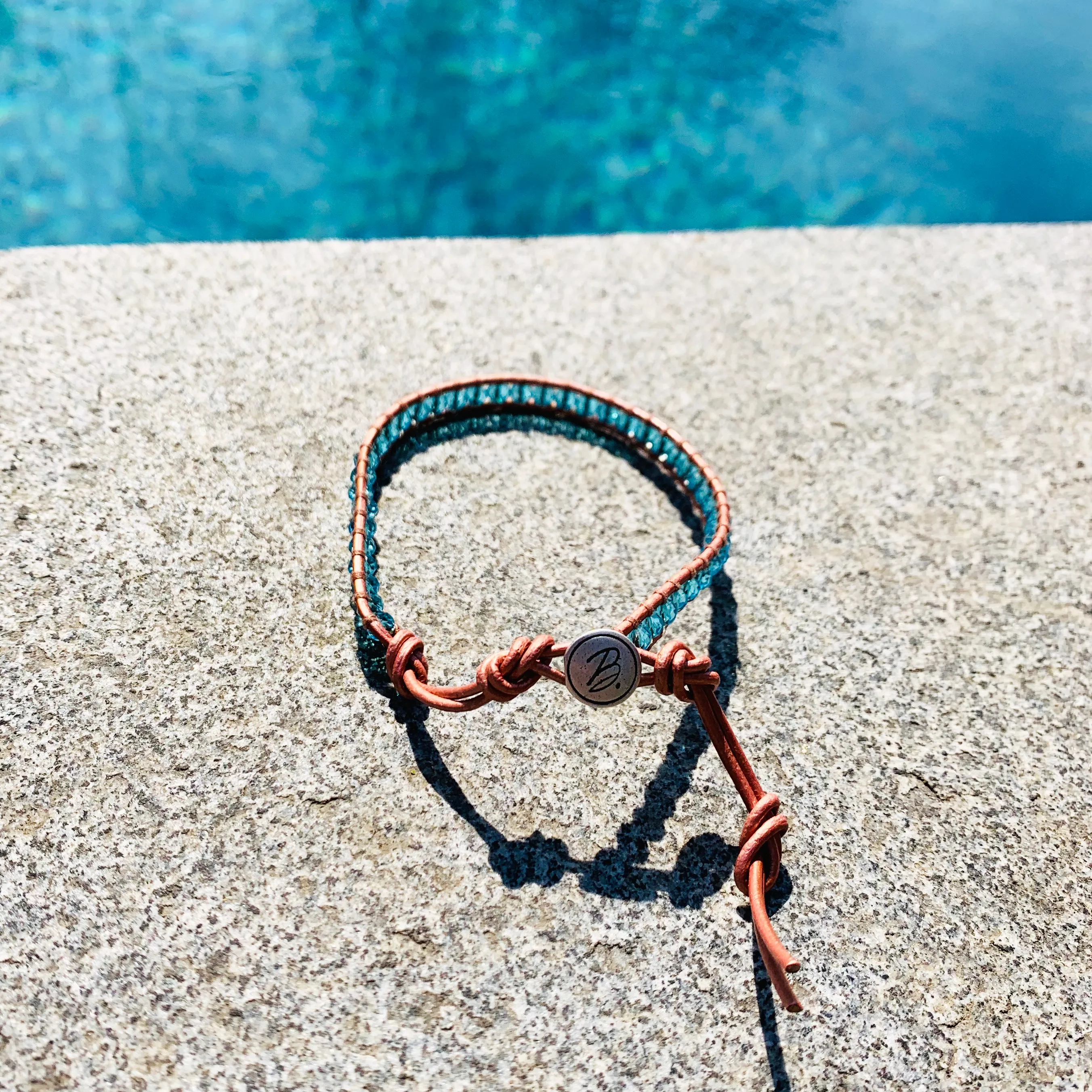 Armband 'Crystal Blue'
