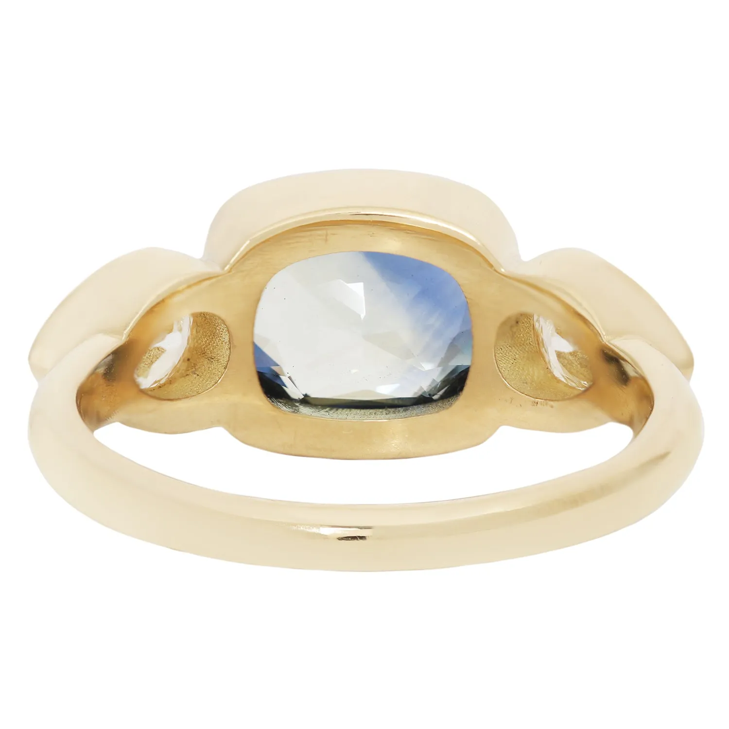 Azure Sapphire & Diamond Ring