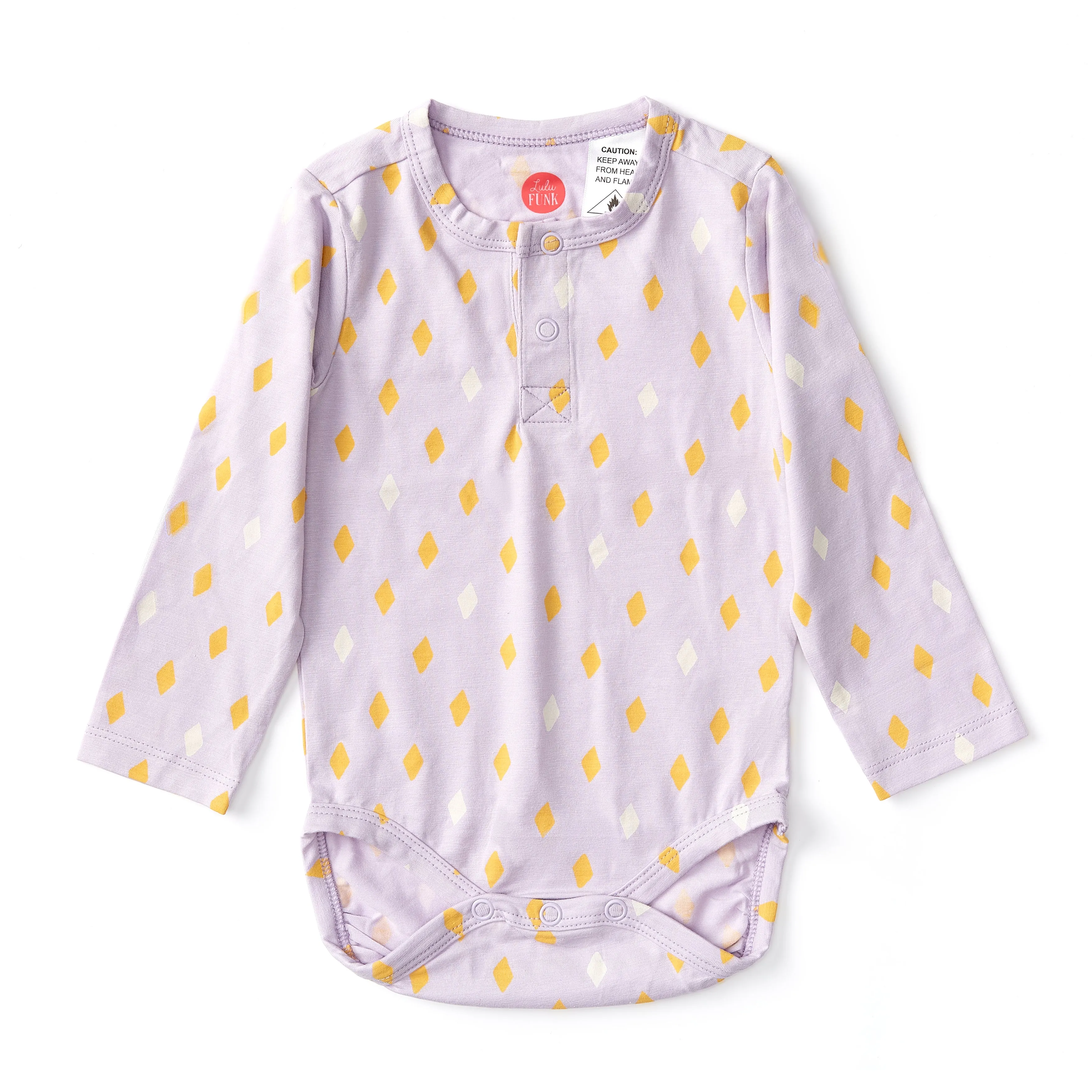 Bamboo & Organic Cotton Baby Bodysuit - Little Diamond