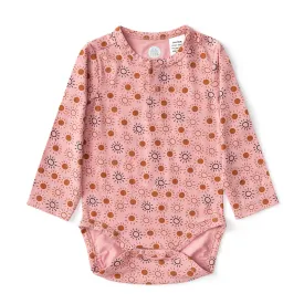 Bamboo & Organic Cotton Baby Bodysuit - Little Sunshine