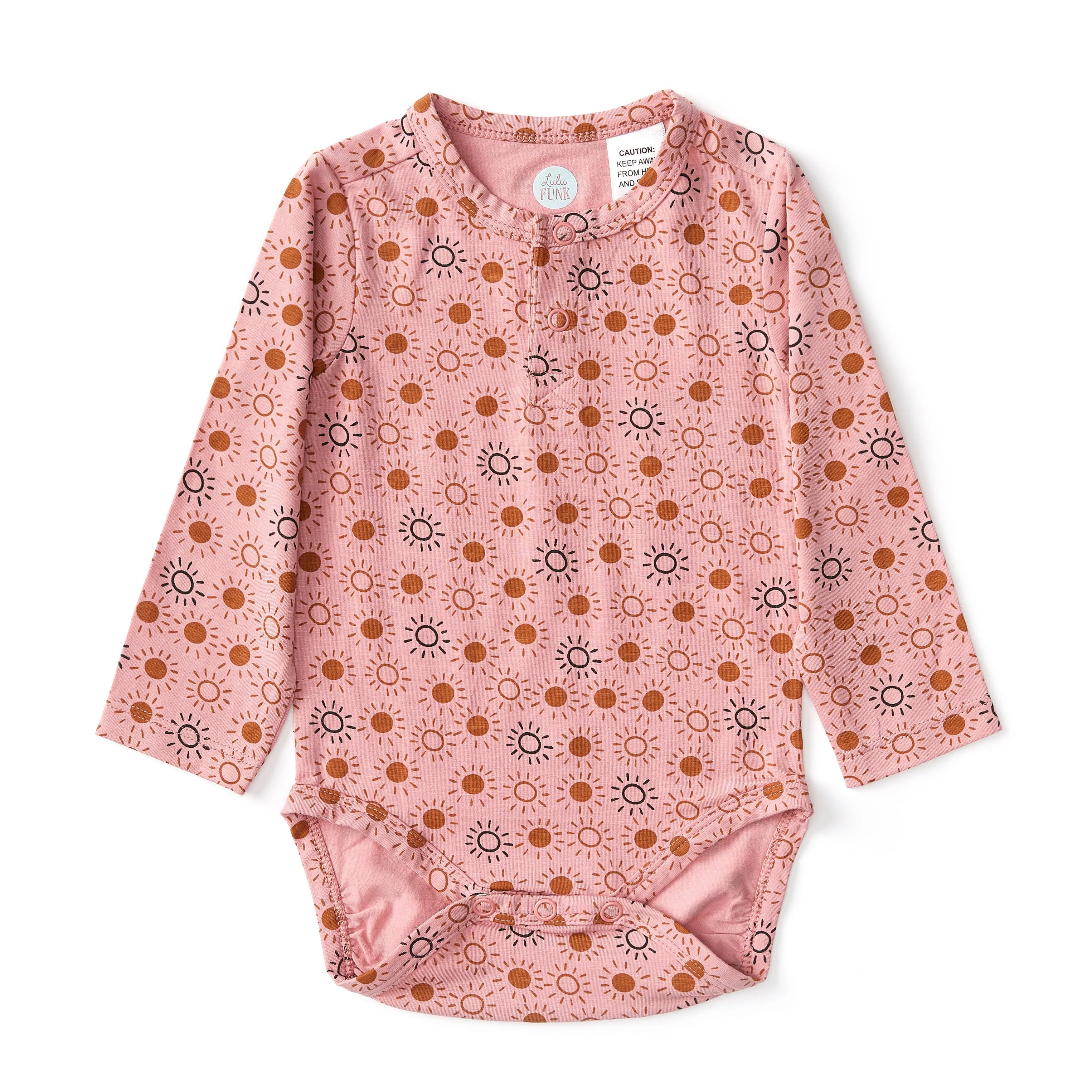 Bamboo & Organic Cotton Baby Bodysuit - Little Sunshine