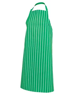 Bib Striped Apron - With Pocket