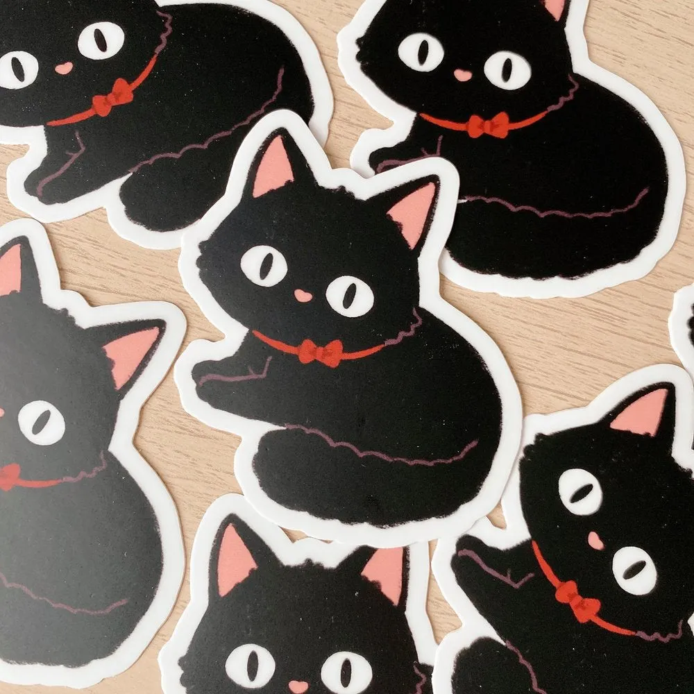 Black Cat Sticker