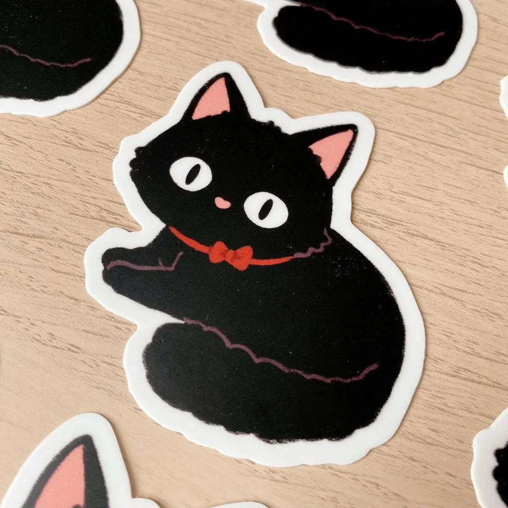 Black Cat Sticker