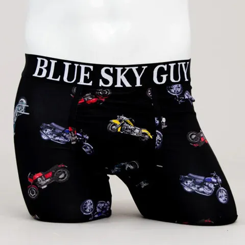 Blue Sky Middle Man Boxer Brief Motorcycle