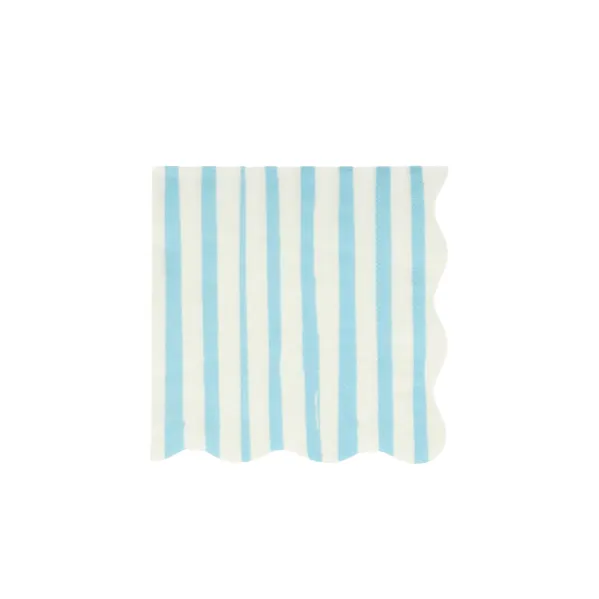 Blue Stripe Napkins Sm