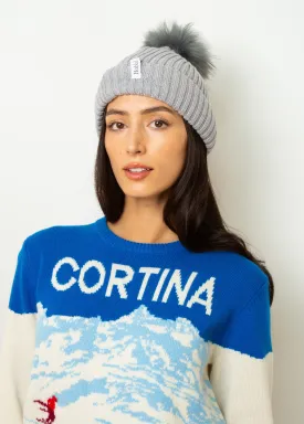 BOBBL Pom Hat in Grey