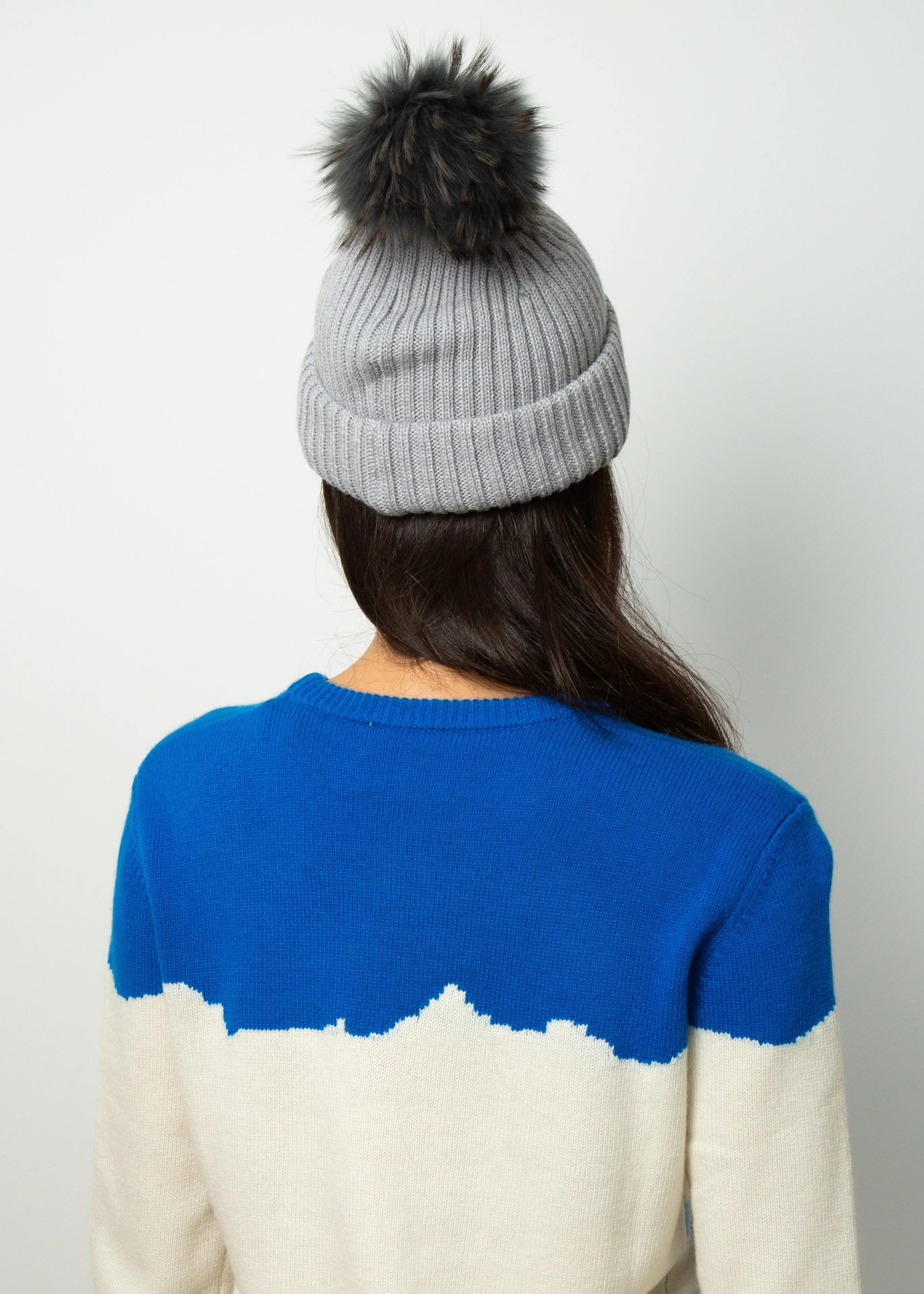 BOBBL Pom Hat in Grey