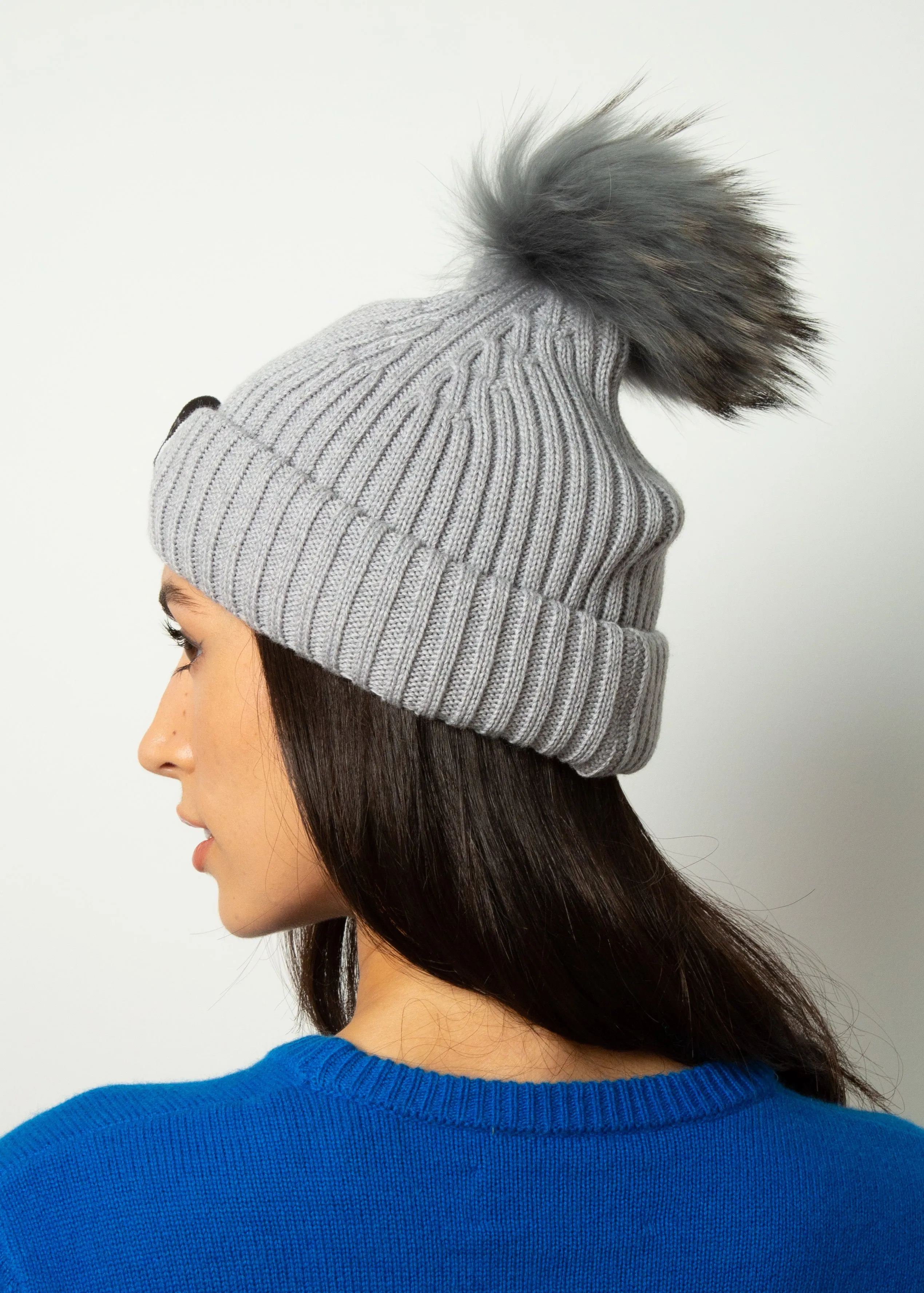 BOBBL Pom Hat in Grey