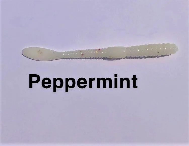 Boxer Baits Finesse Worms "Peppermint"