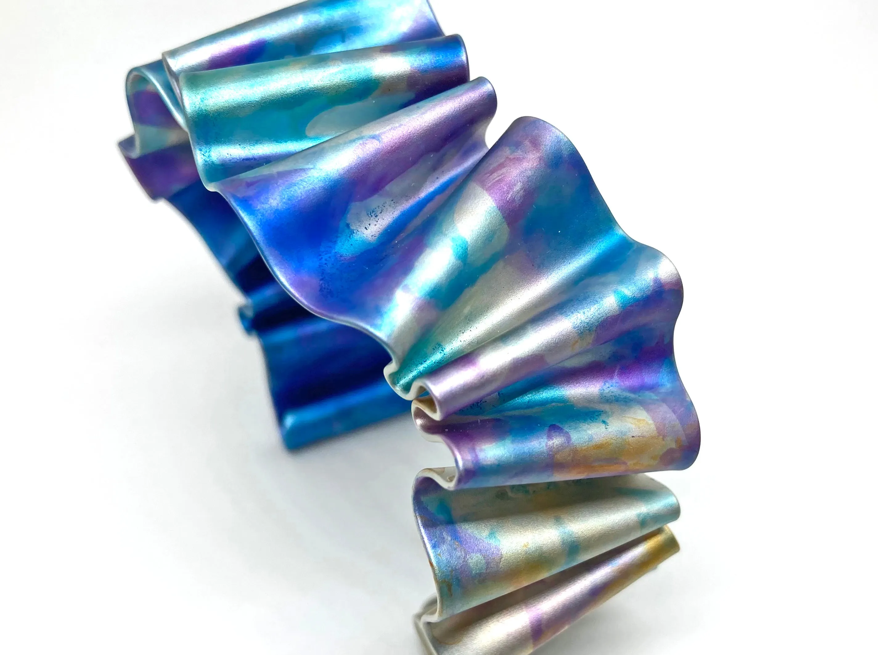 CABO | Mermaid's Tail Bangle | Light Blue / Marble
