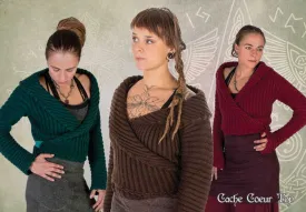 Cache coeur wool