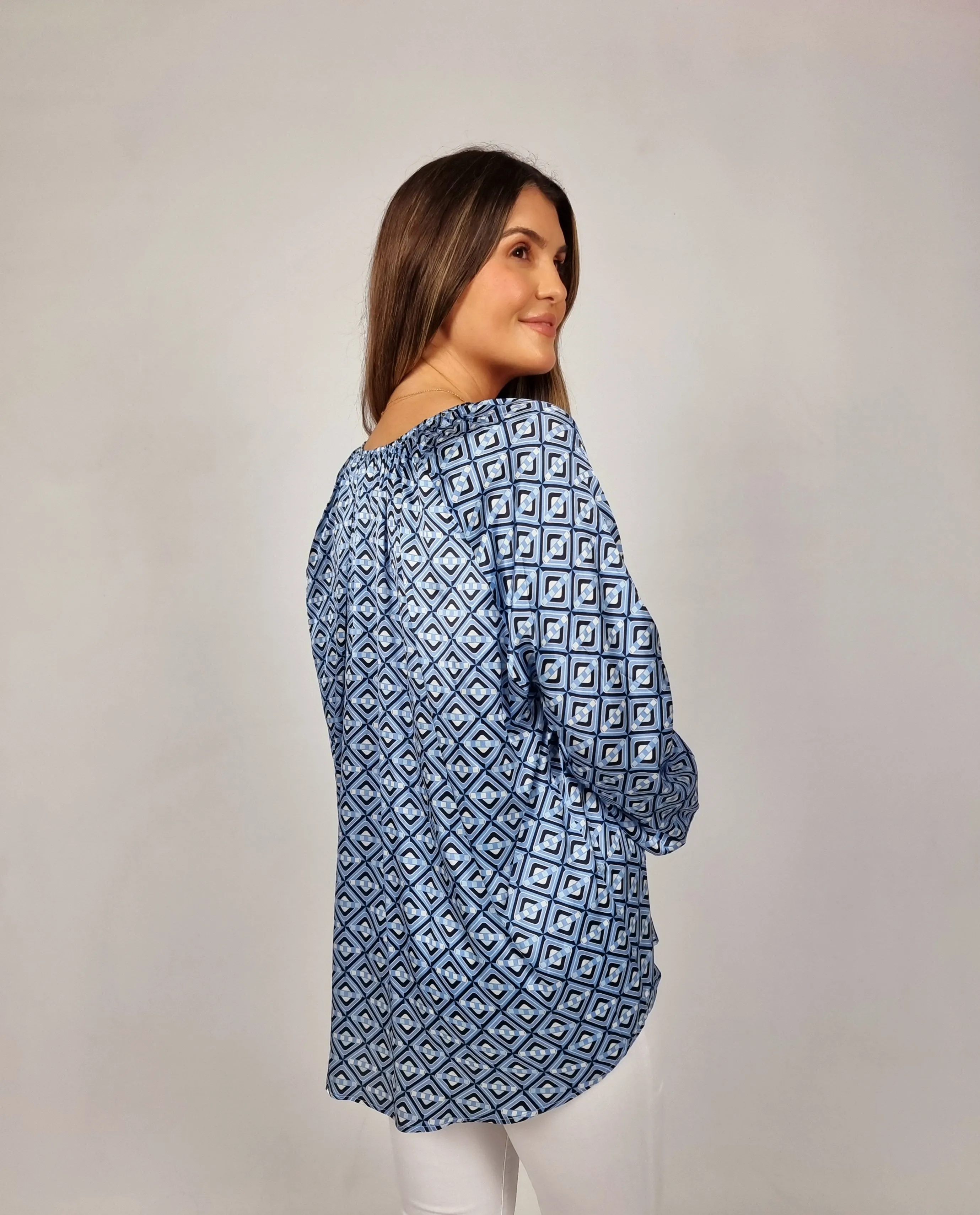 Charlotte Sparre Jammy Blouse Cuppy Blue