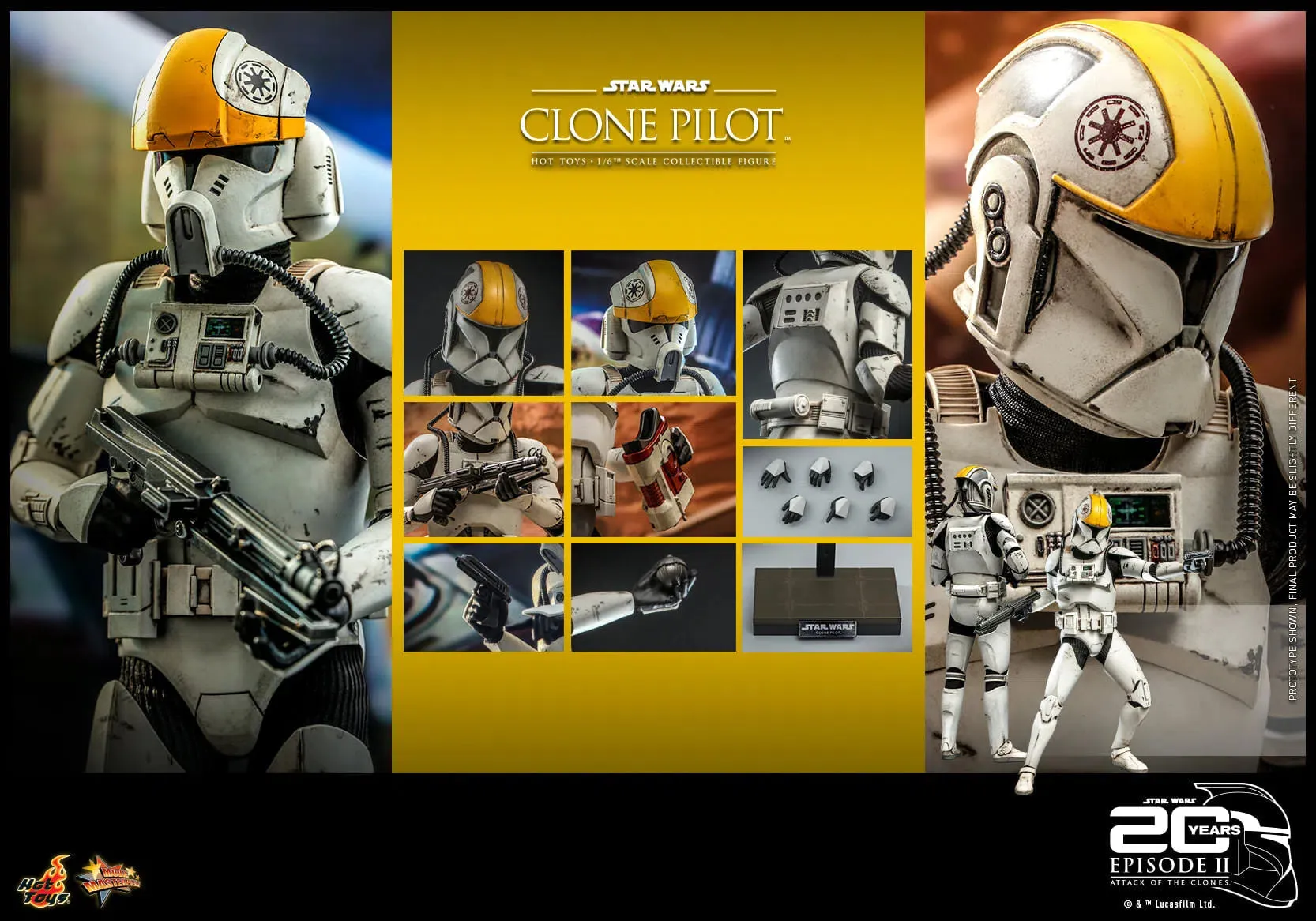 Clone Pilot: Star Wars: Attack Of The Clones: MMS648
