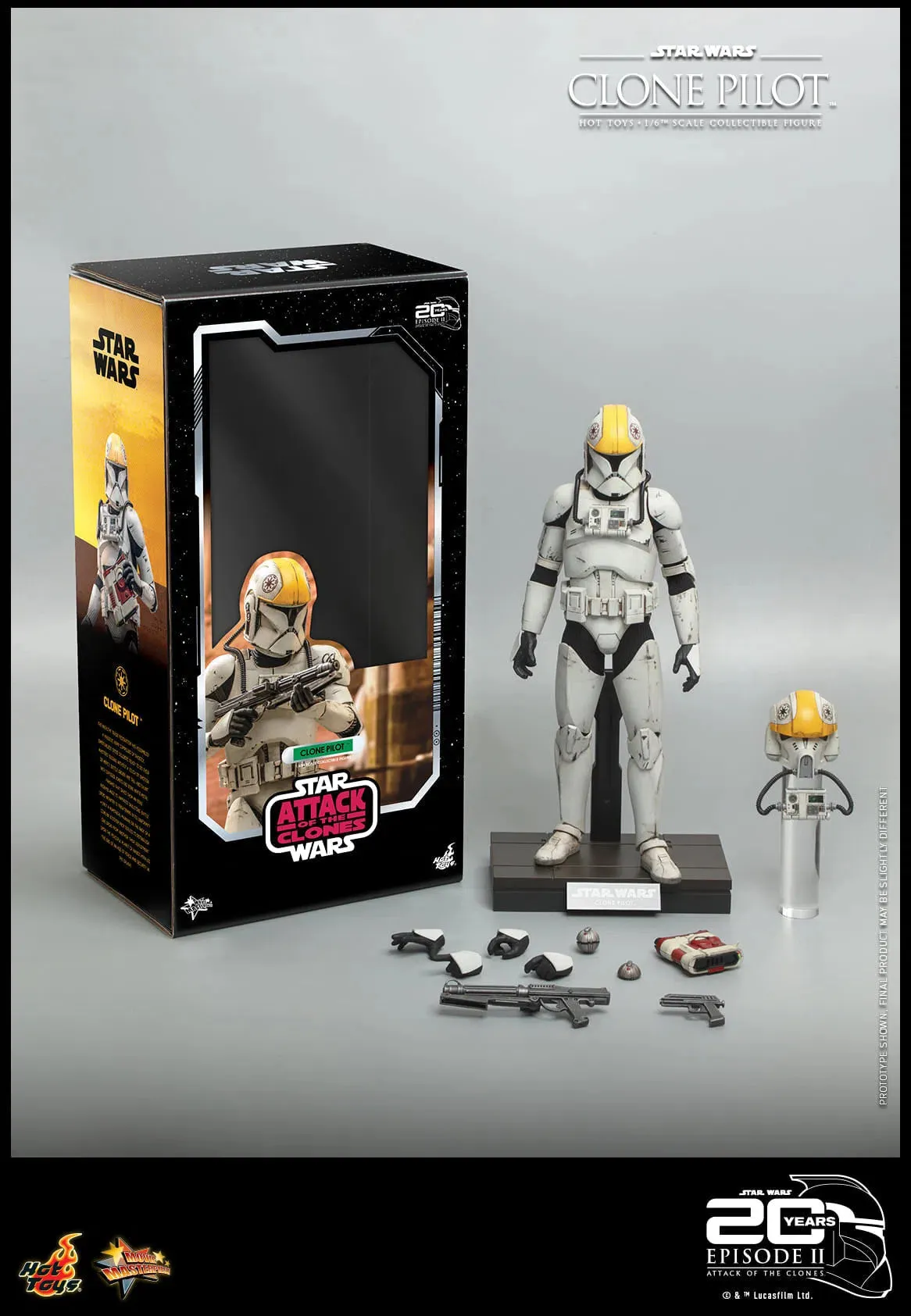 Clone Pilot: Star Wars: Attack Of The Clones: MMS648