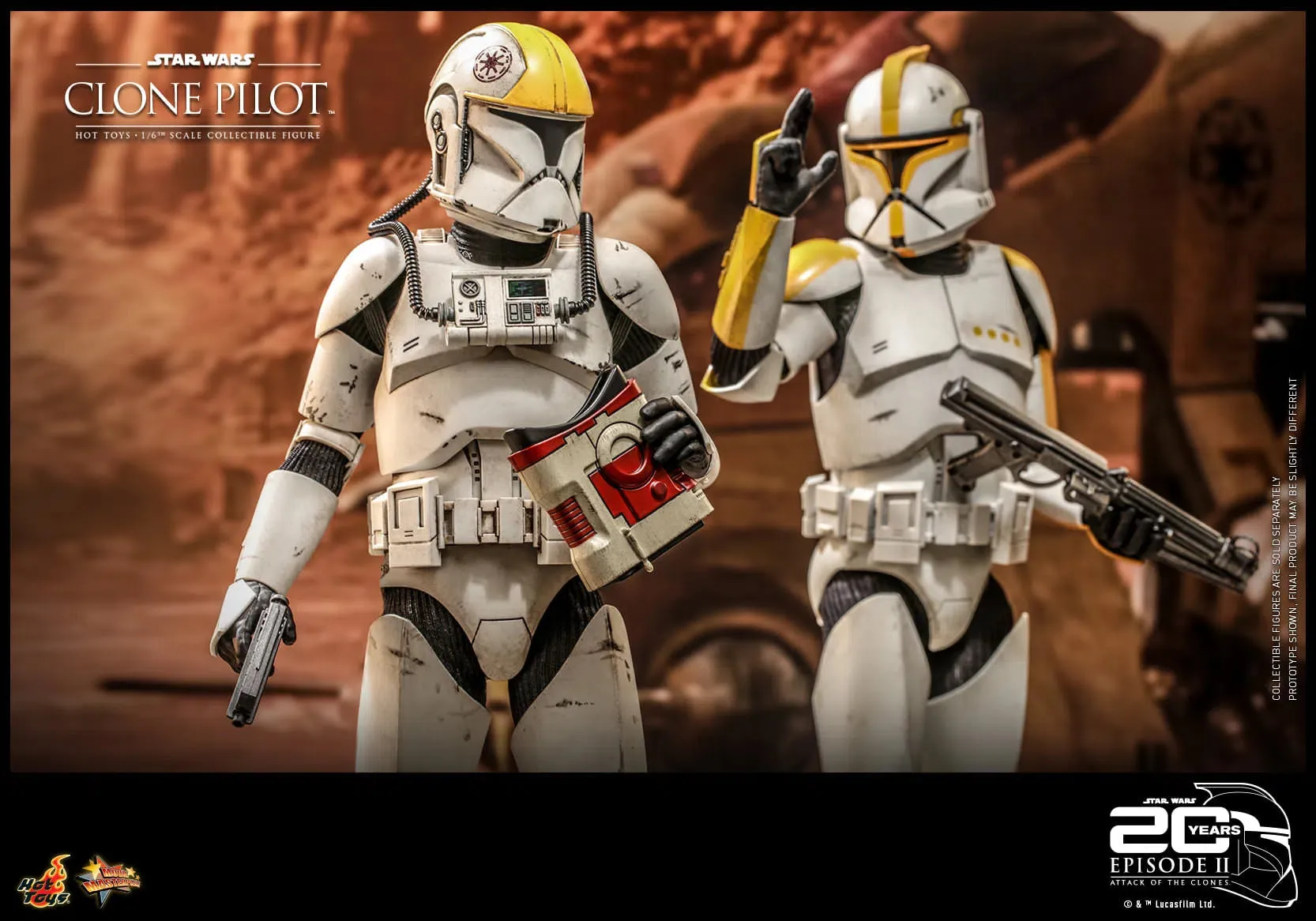 Clone Pilot: Star Wars: Attack Of The Clones: MMS648
