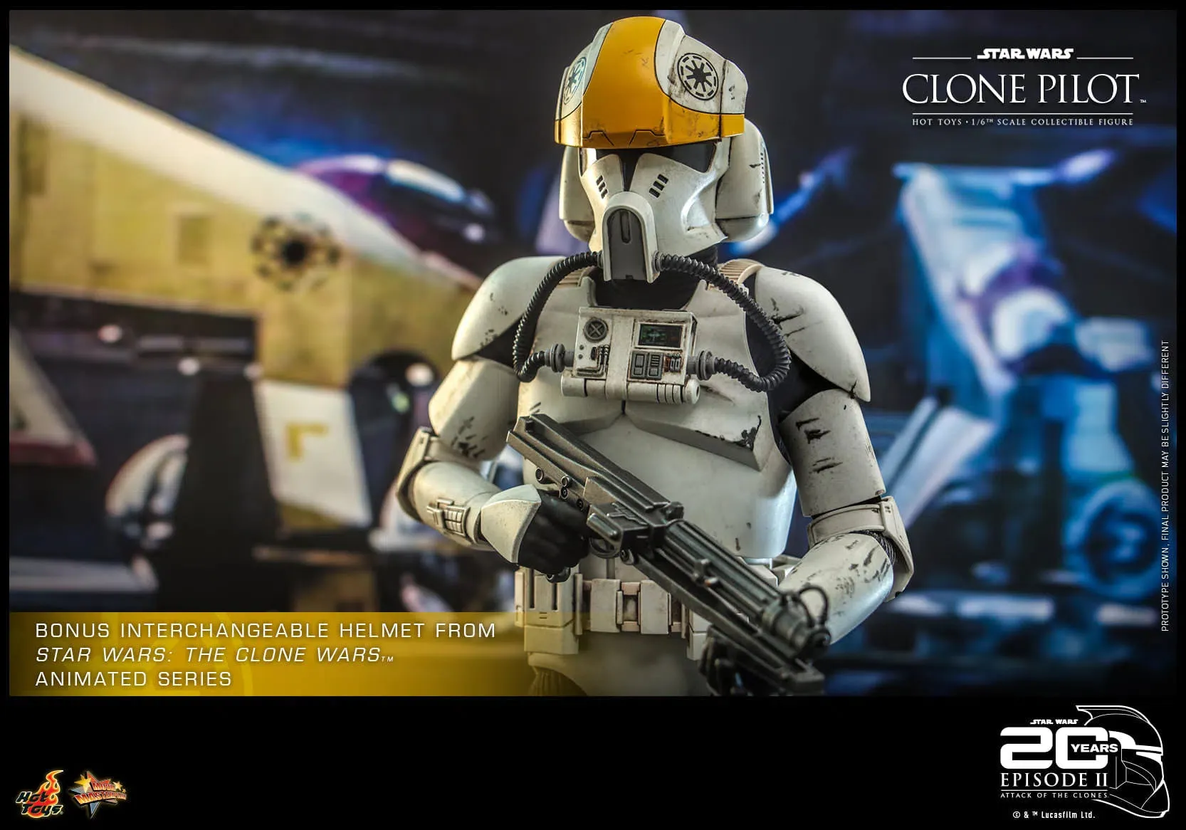 Clone Pilot: Star Wars: Attack Of The Clones: MMS648
