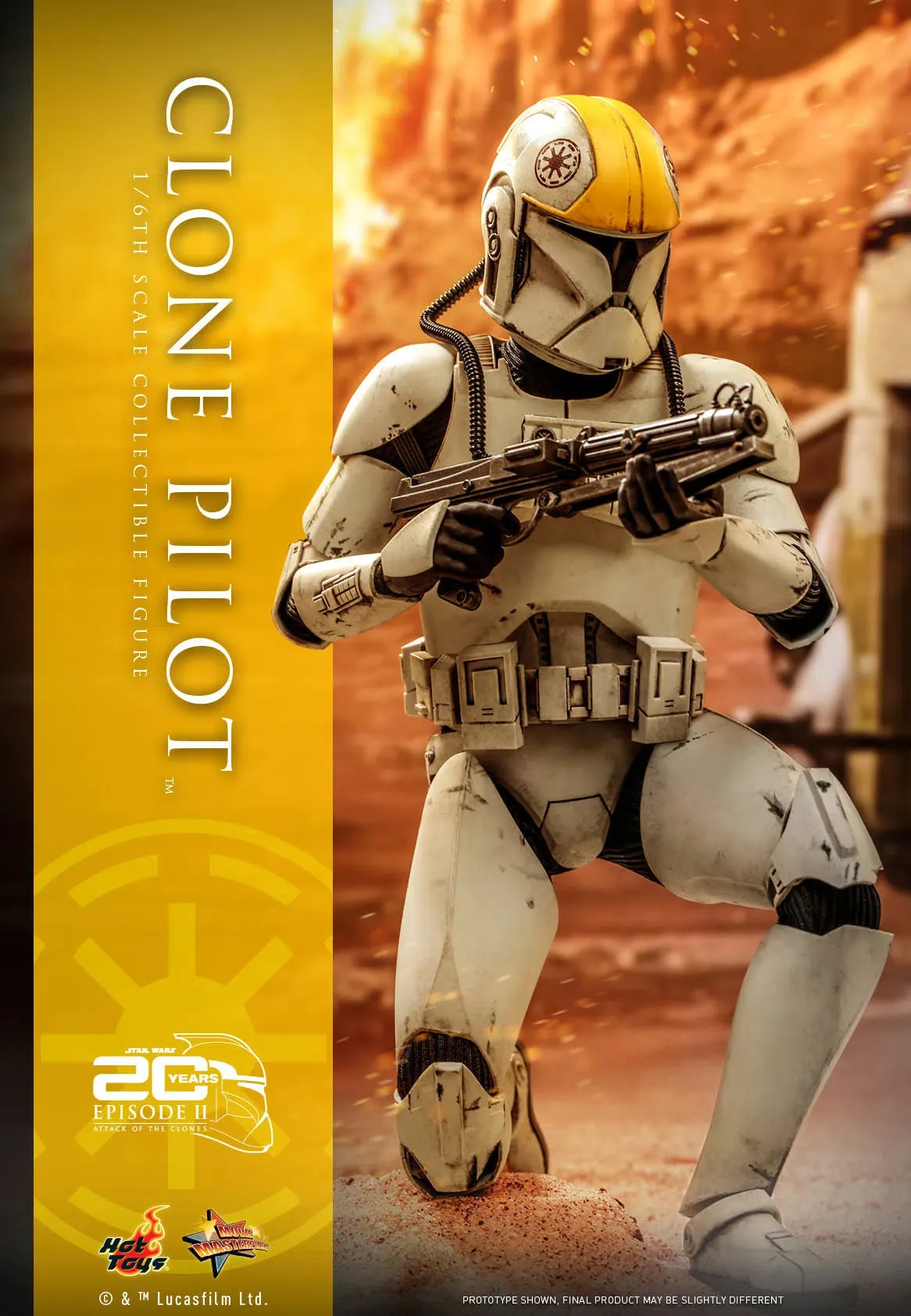 Clone Pilot: Star Wars: Attack Of The Clones: MMS648