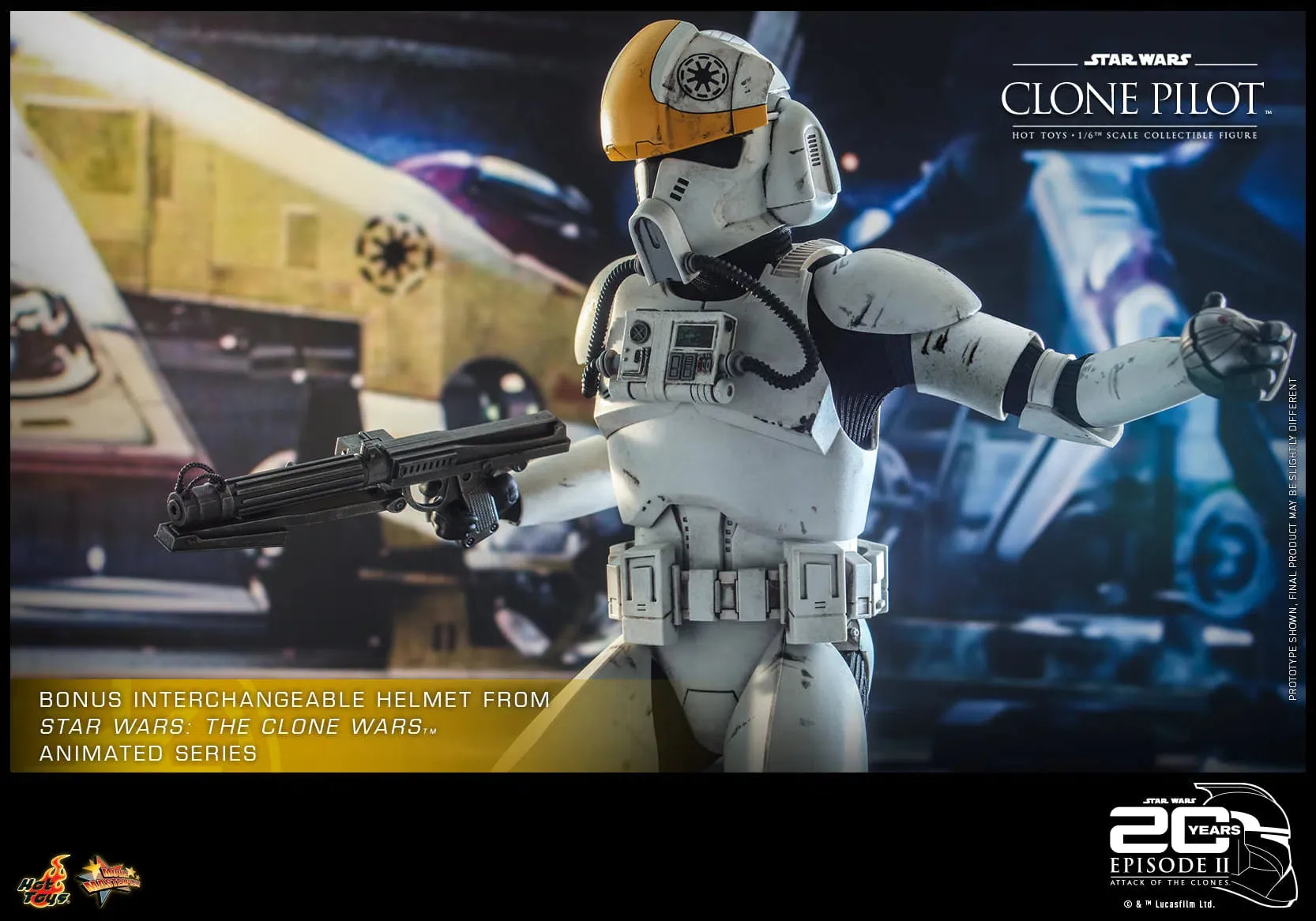Clone Pilot: Star Wars: Attack Of The Clones: MMS648