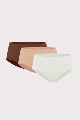 Cotton Barely Zero Mid Waist Brief Trio