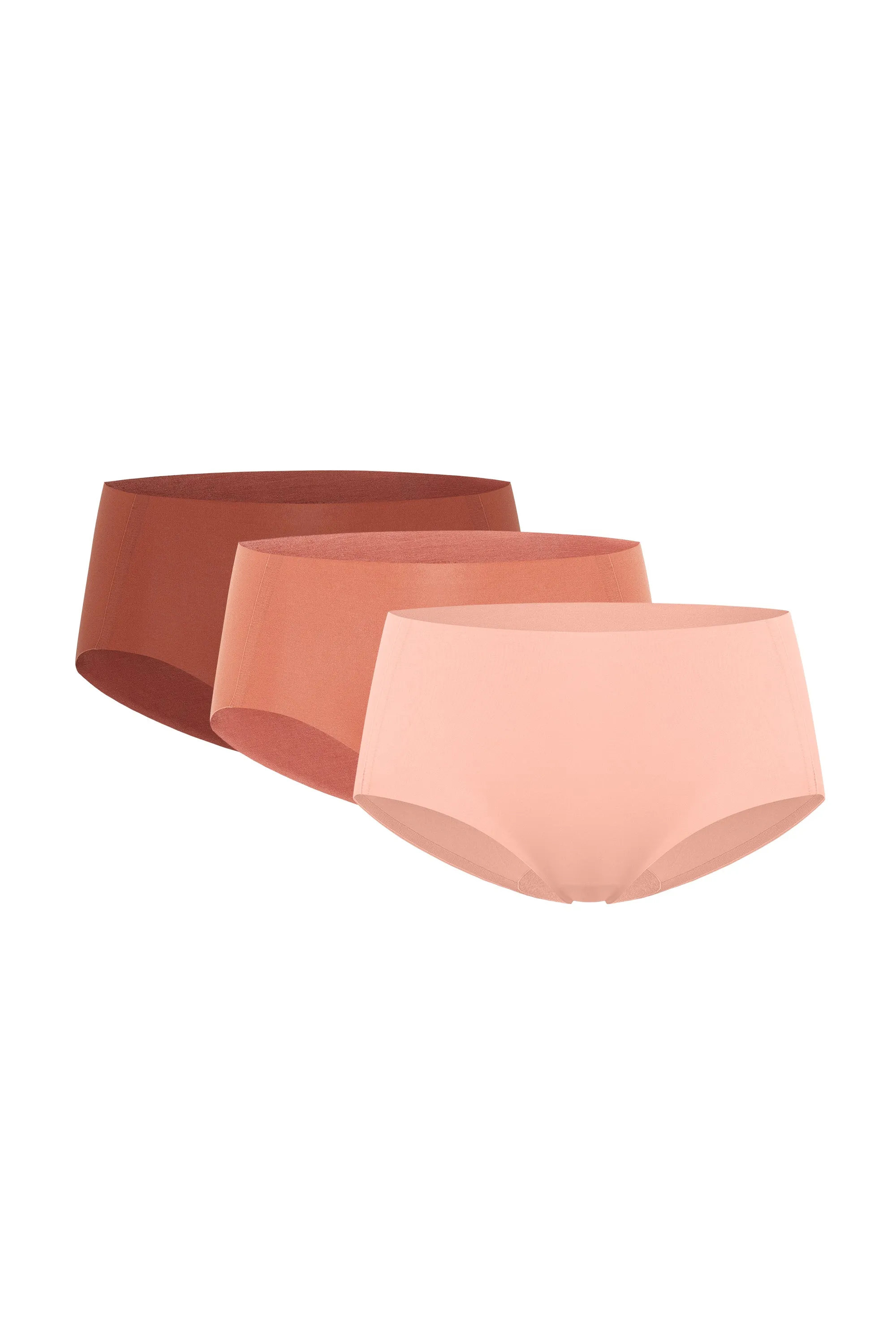 Cotton Barely Zero Mid Waist Brief Trio