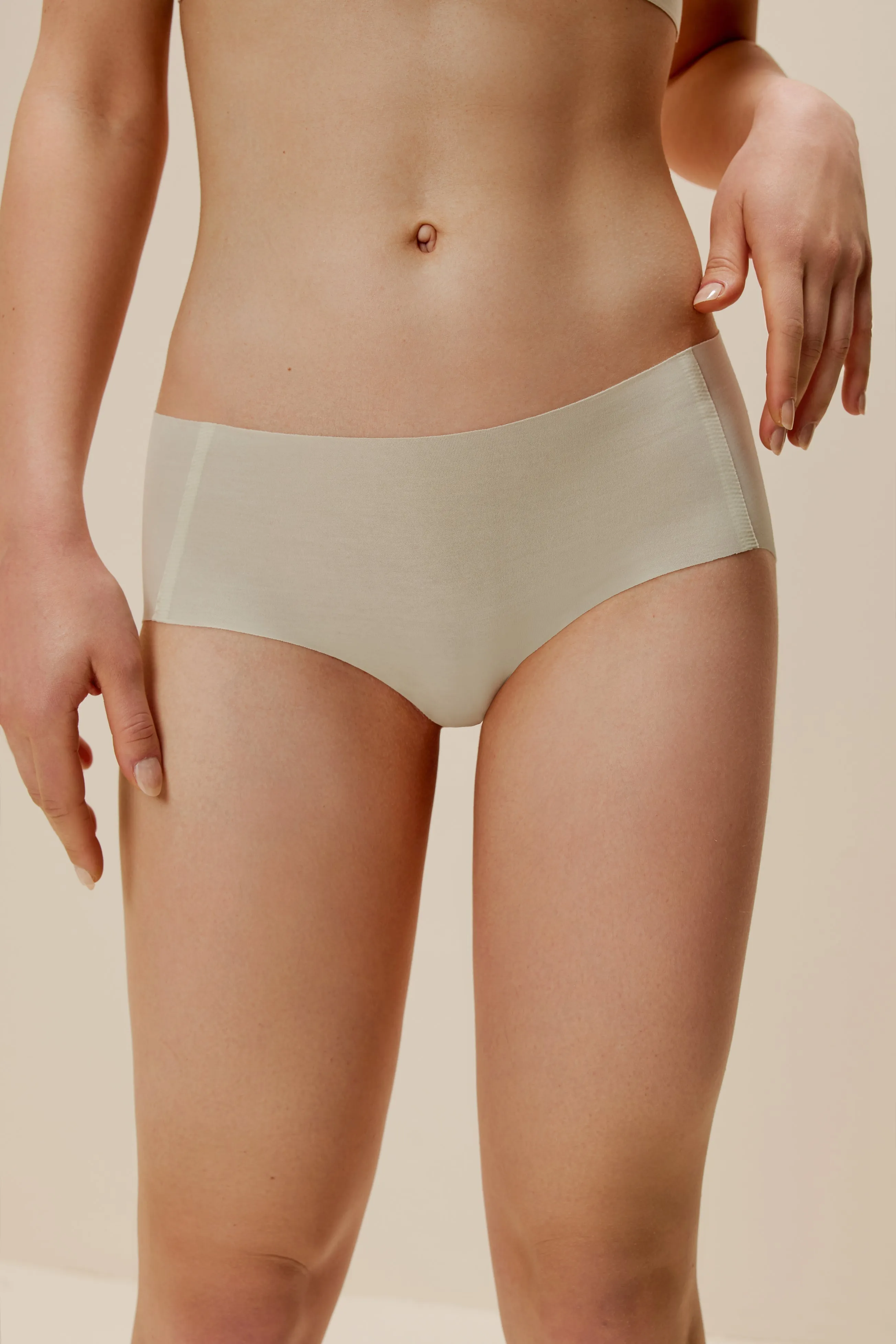 Cotton Barely Zero Mid Waist Brief Trio