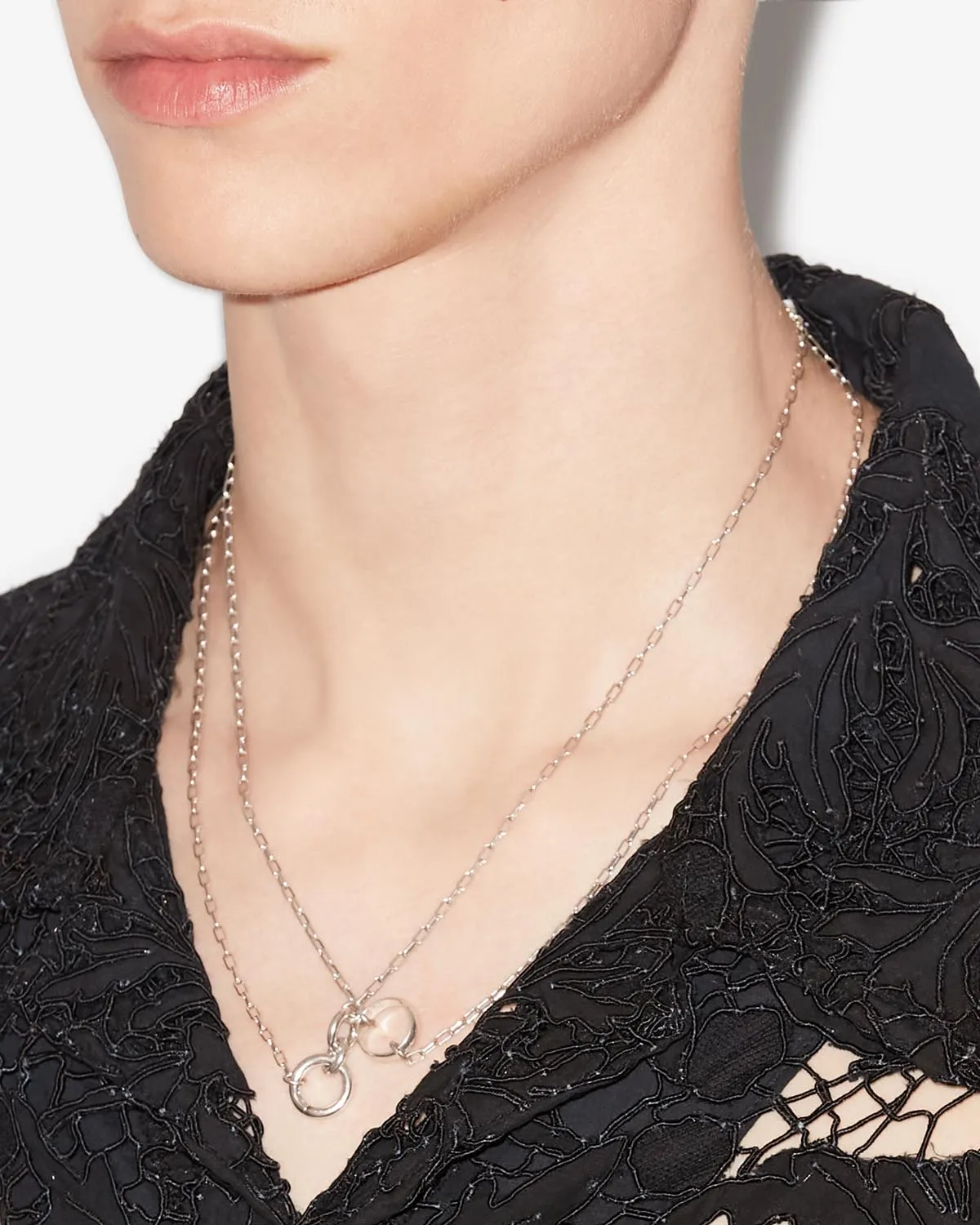Dancing Ring Man Necklace