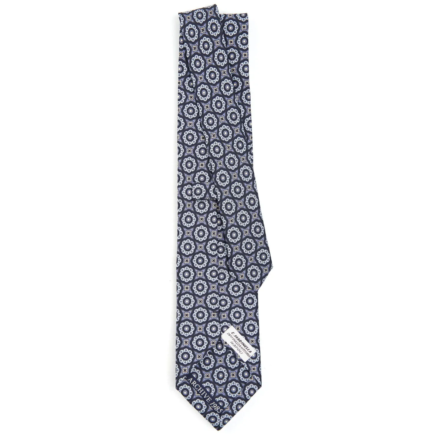 DARK BLUE SILK TIE
