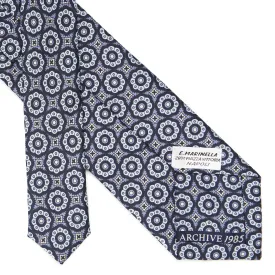 DARK BLUE SILK TIE