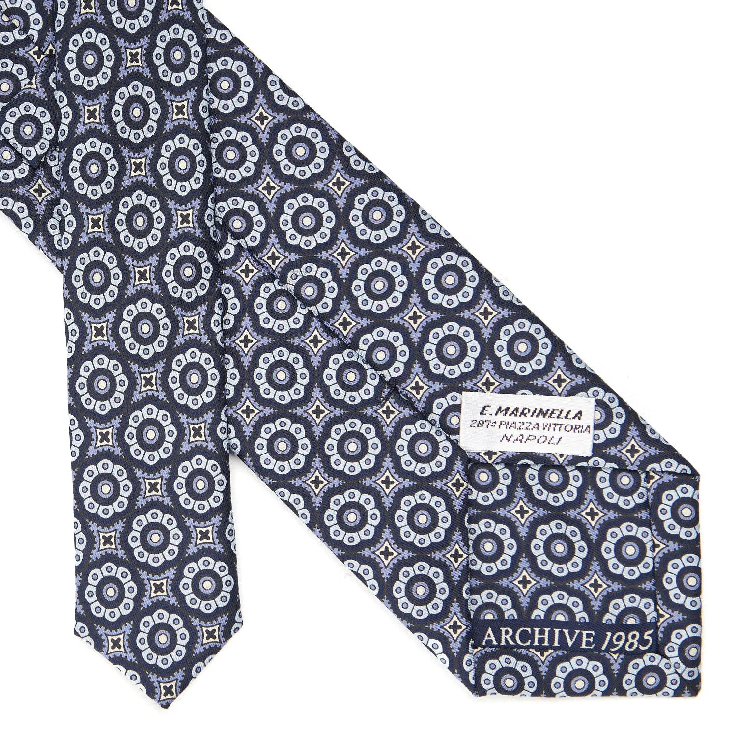 DARK BLUE SILK TIE