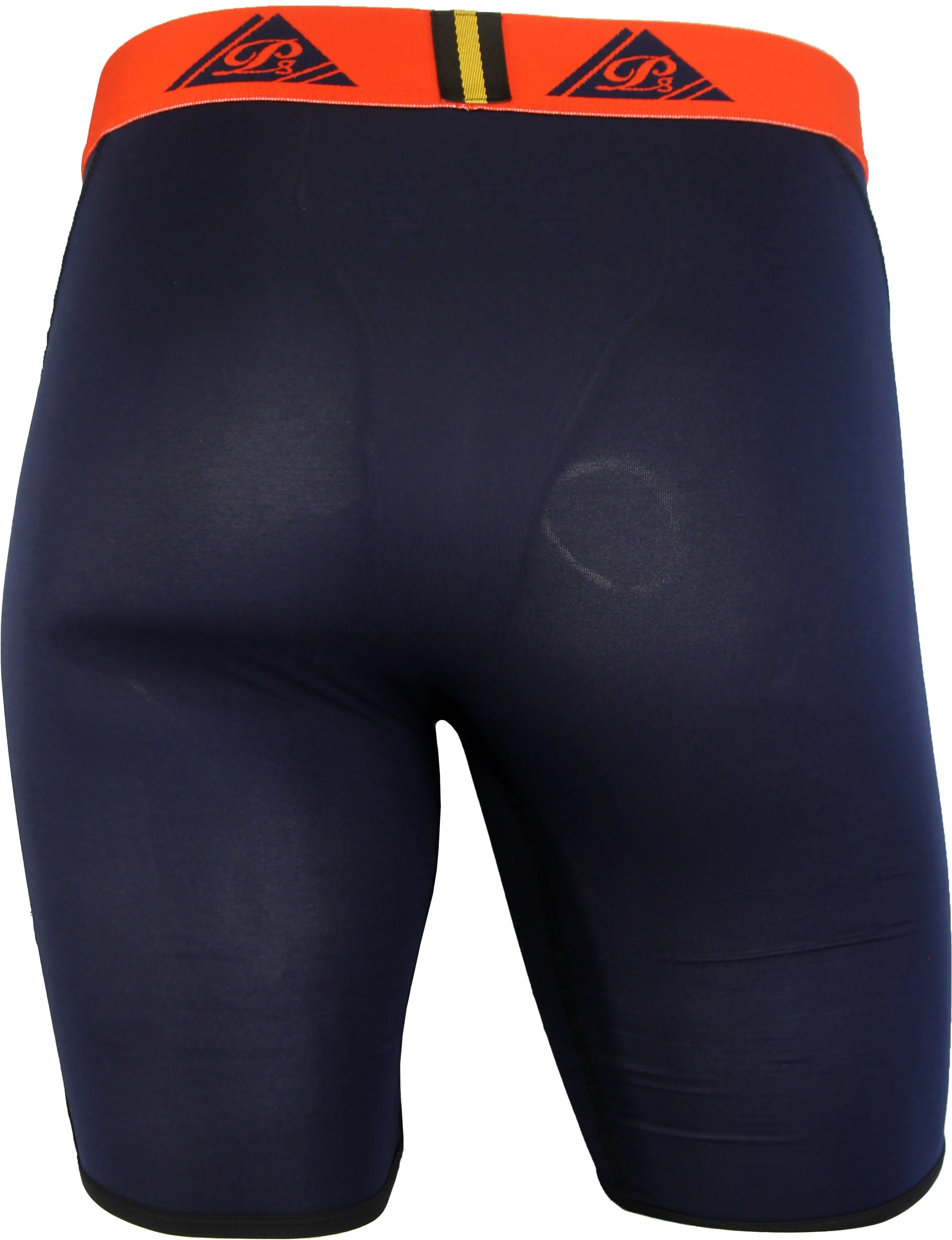 Duo Double Pack Underwear, Black Black/Orange