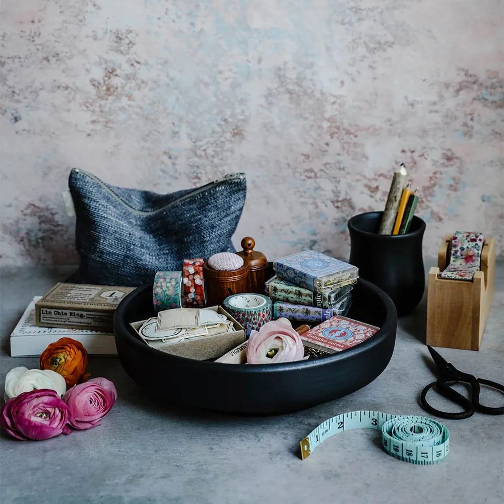 Earthenware Ceramic Pedestal Tray