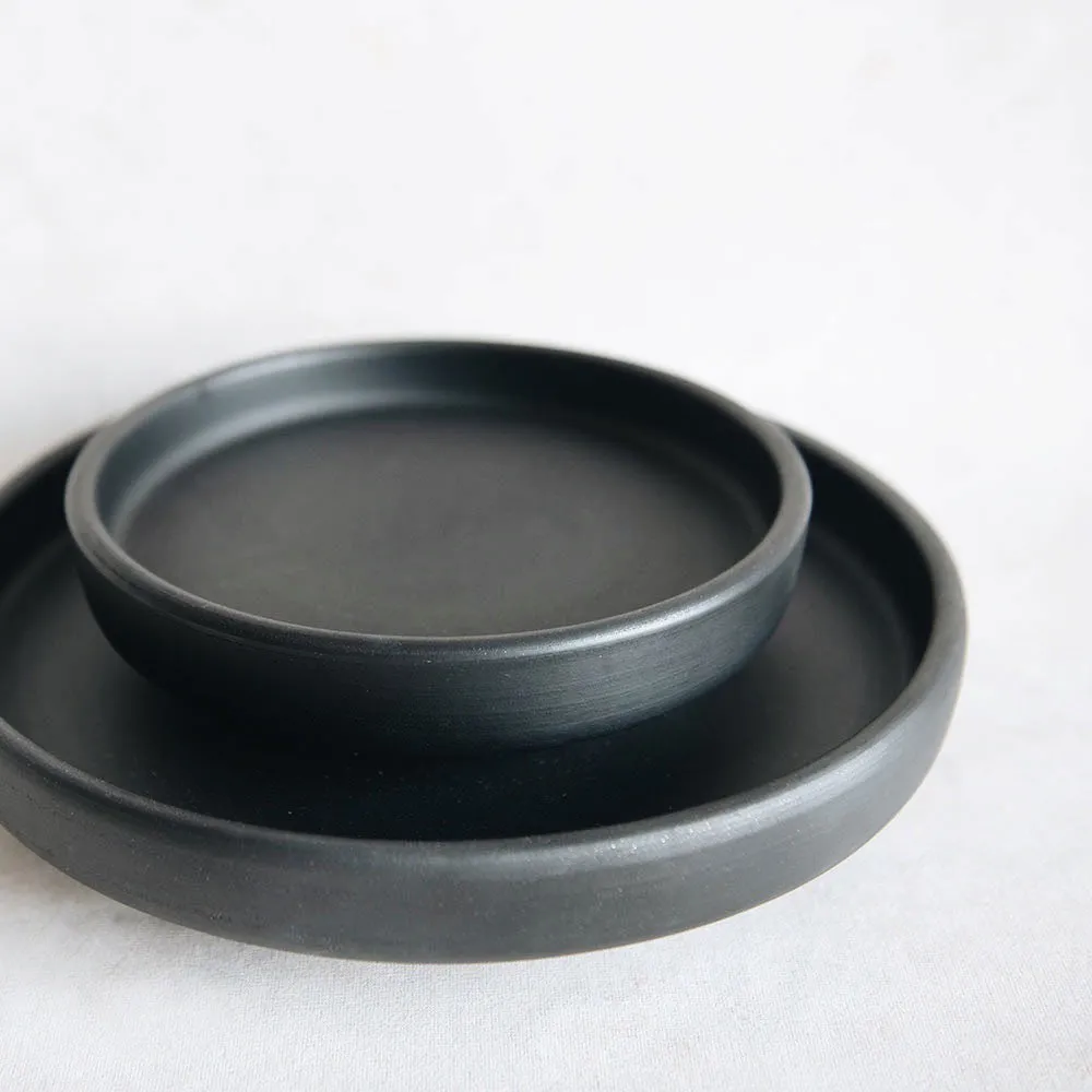 Earthenware Ceramic Pedestal Tray