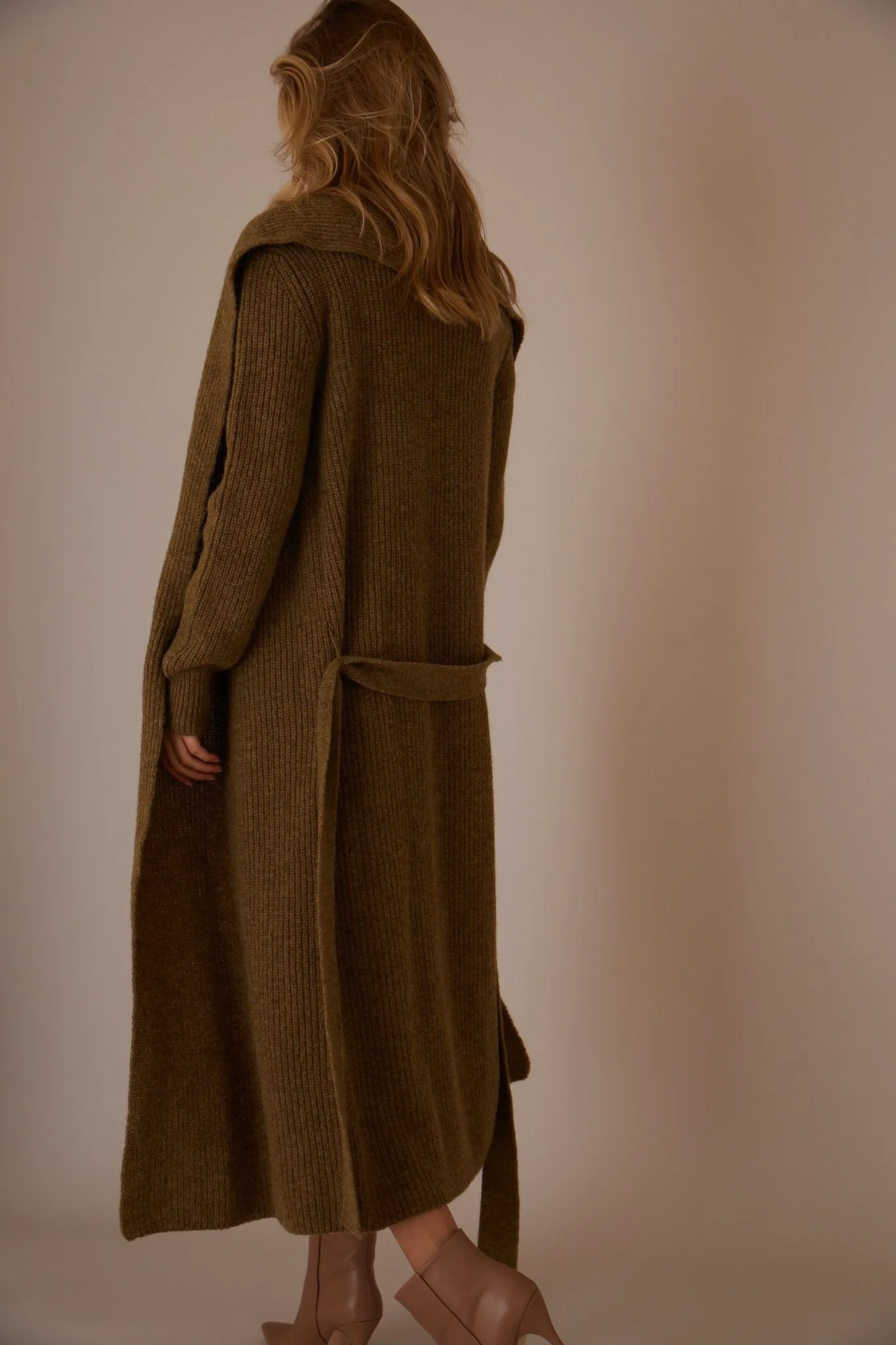 Ellis Cardigan Long - Sage - LAST PIECE