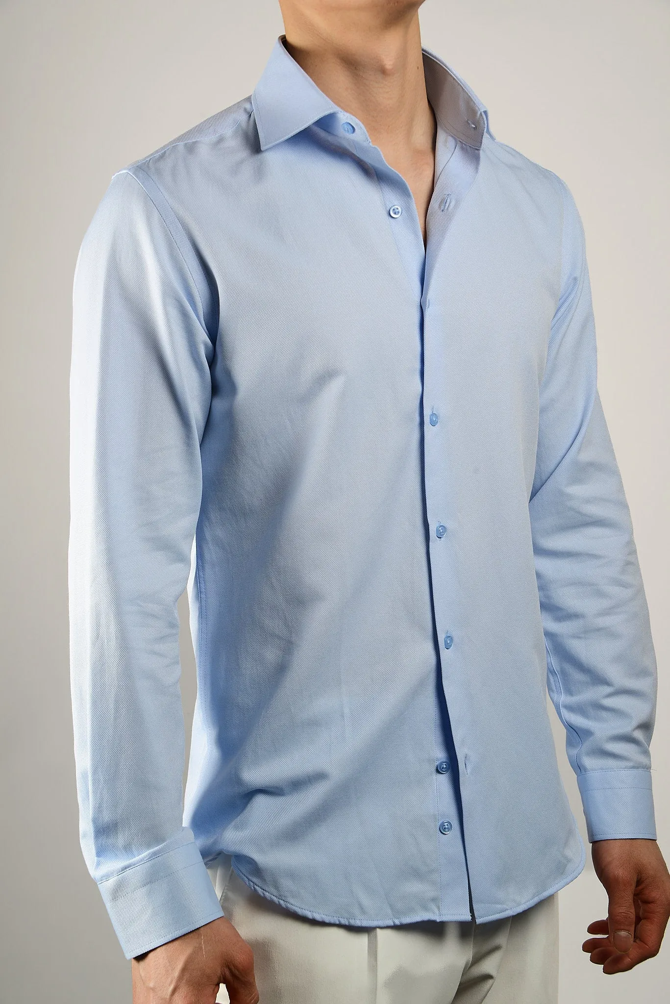 Euro Birdseye Dobby Ls Shirt