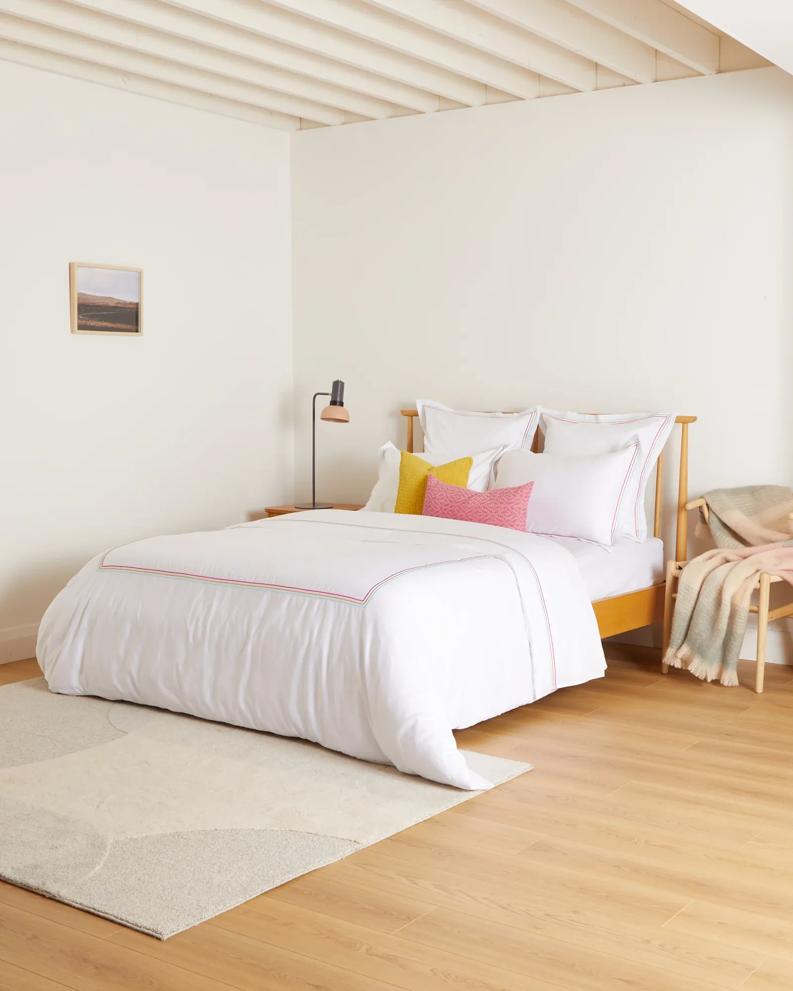 Foxford Rainbow Standard Pillowcase Set