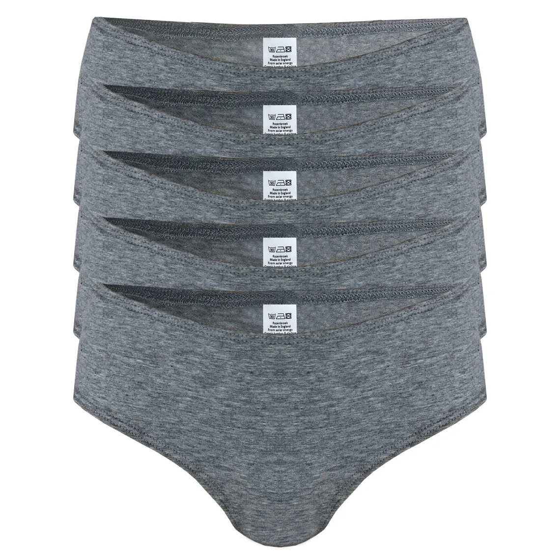 {Grey} organic bamboo full brief