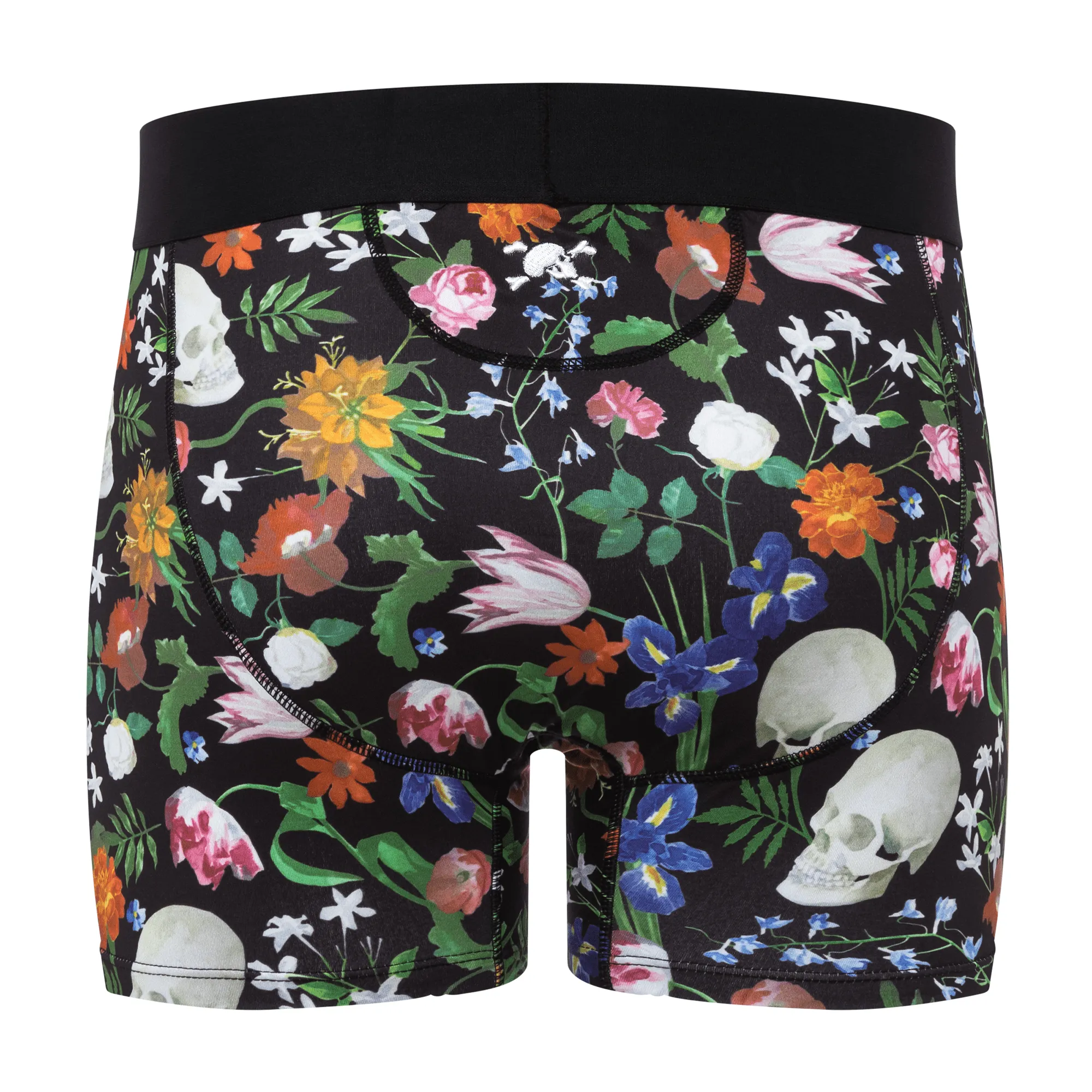 Optimized Product Title: Exquisite Hand-Painted Dutch Floral Boxer Briefs