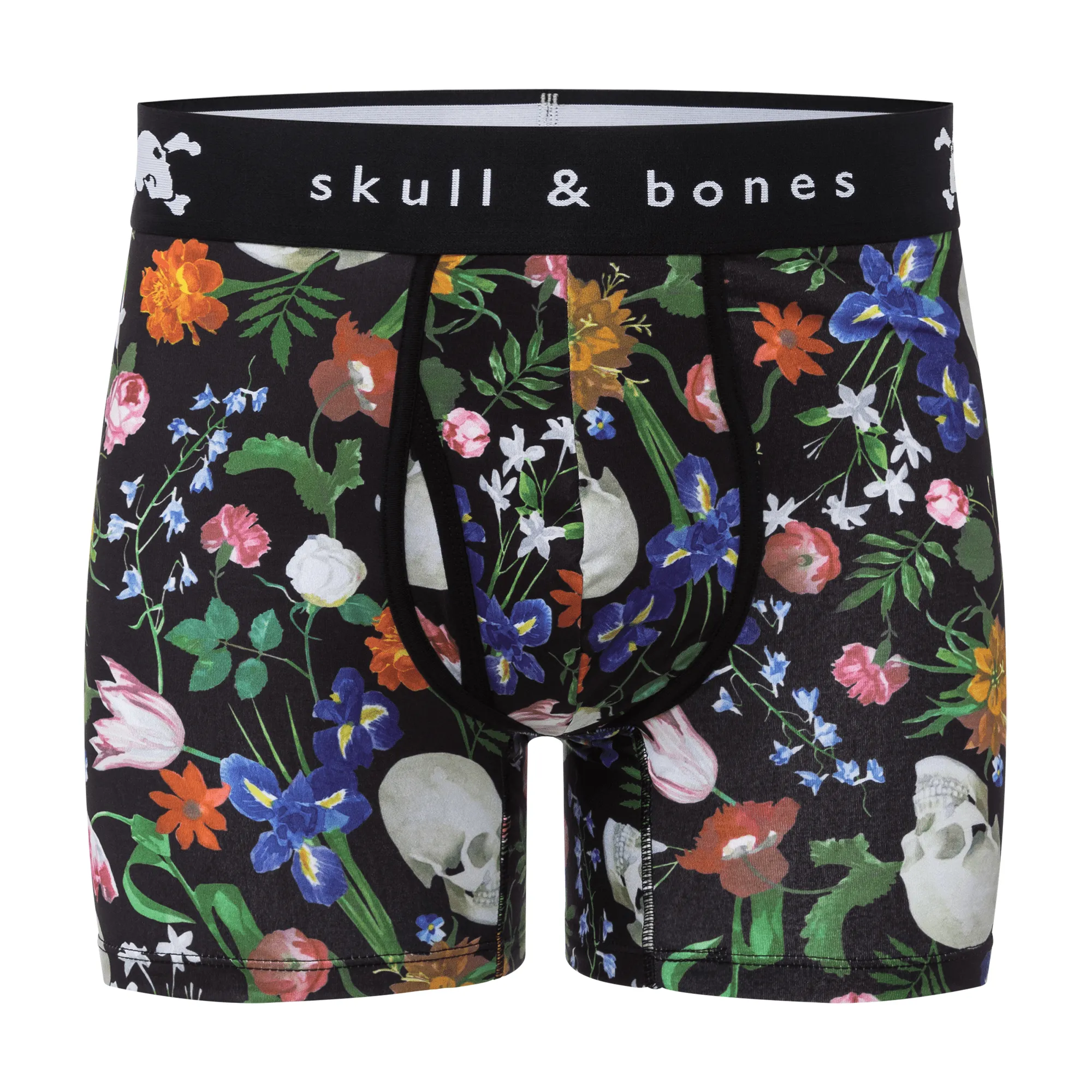 Optimized Product Title: Exquisite Hand-Painted Dutch Floral Boxer Briefs