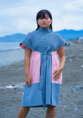 inez bicolor - pink & gray