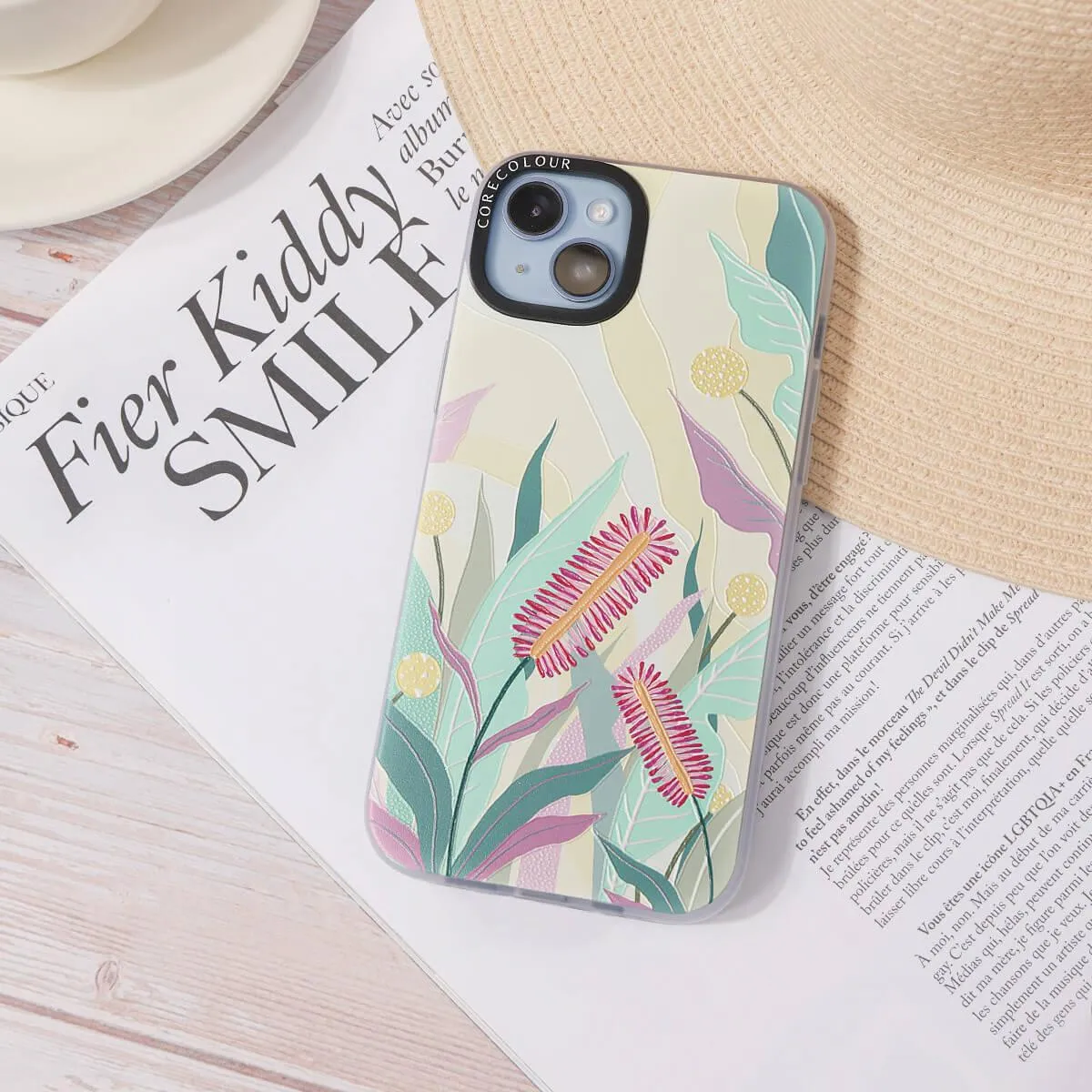 iPhone 12 Pro Crimson Bottlebrush Phone Case Magsafe Compatible