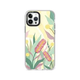 iPhone 12 Pro Crimson Bottlebrush Phone Case Magsafe Compatible