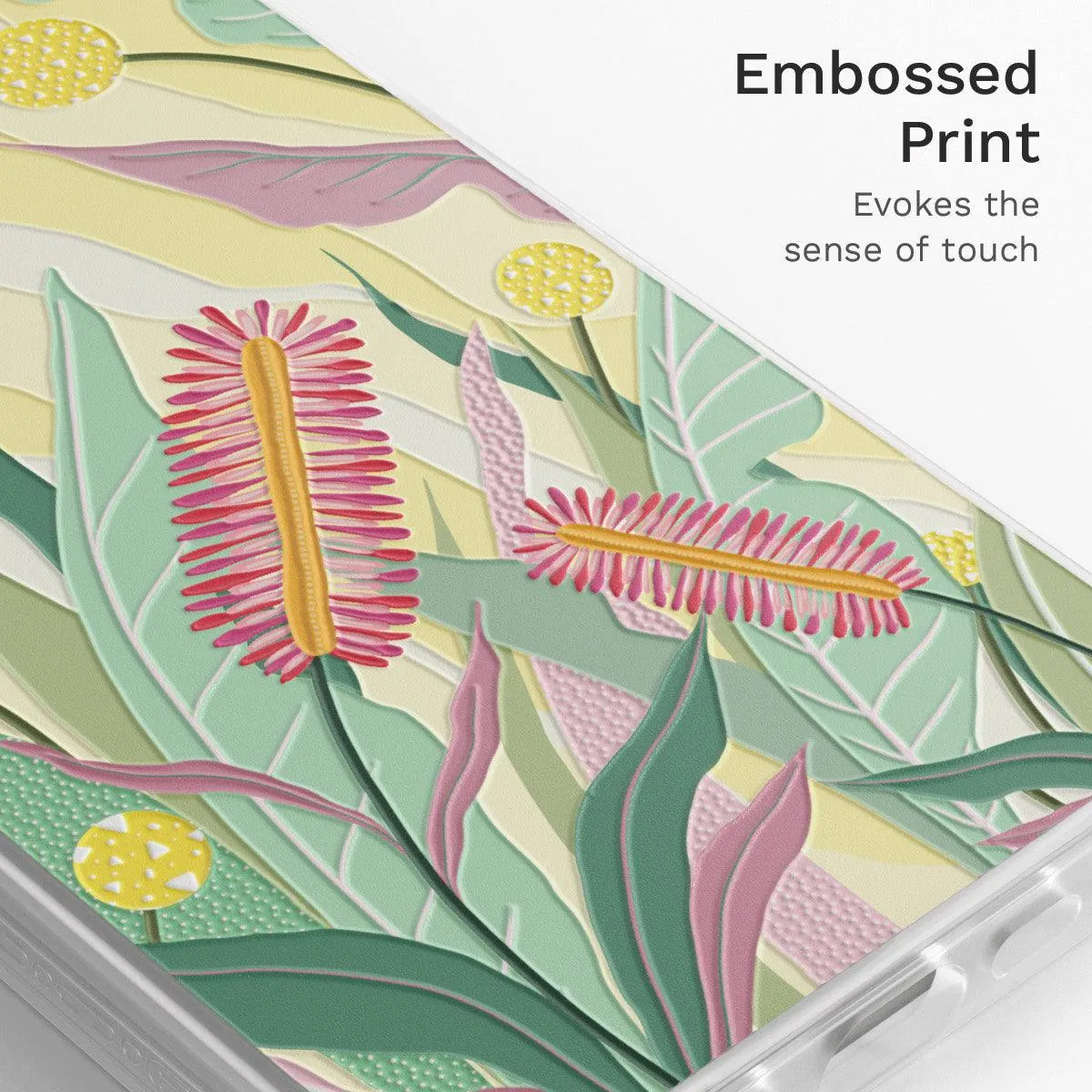 iPhone 12 Pro Crimson Bottlebrush Phone Case Magsafe Compatible